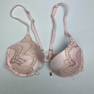 LS PNK/GLD "Beyond Sexy" Pushup,  32C. *P1025